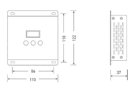 5A * 5 चैनल RGBWY LED कंट्रोलर लगातार वोल्टेज आउटपुट DMX डिकोडर 4