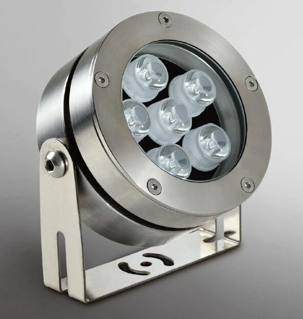 24VDC 1 * 2W अंडरवाटर फाउंटेन एलईडी लाइट्स SUS 316 स्टेनलेस स्टील सामग्री: 0