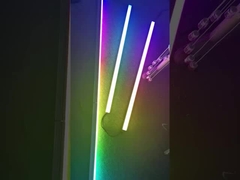 DMX512 पता करने योग्य RGBW Recessed IP67 एलईडी रैखिक प्रकाश रंगीन रंग बदल