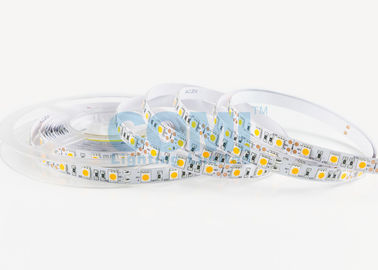 एम्बर रंग में 5050 एलईडी लाइट स्ट्रिप्स 1500 - 1700 के, घर के लिए Dimmable एलईडी पट्टी रोशनी