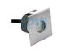 C2XAS0157 C2XAS0118 1 * 2W स्क्वायर कवर एलईडी इनग्राउंड लाइट 45 ° / 35 ° विषम प्रकाश उत्पादन के साथ